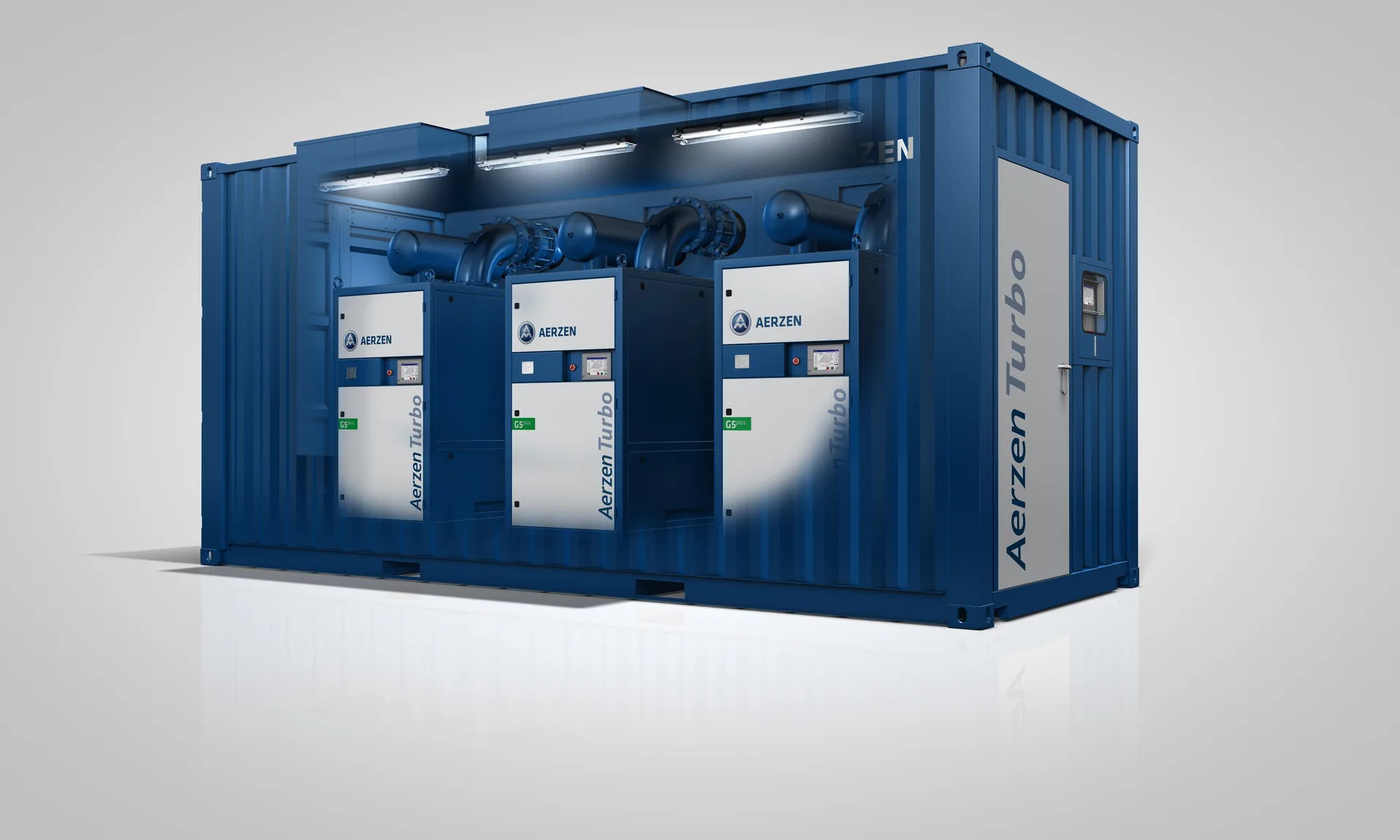 AERZEN rental unit subscription plan — all-inclusive oil-free blower compressor Thailand