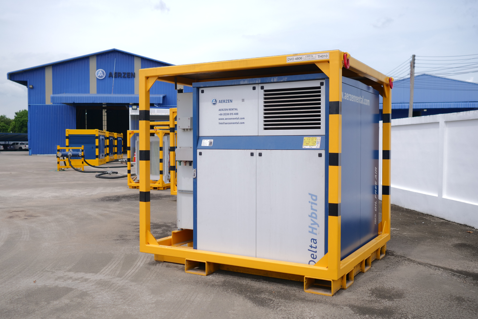 Delta Hybrid BVS blower — AERZEN hybrid screw blower สำหรับ large-scale wastewater aeration continuous duty | AERZEN Rental Thailand